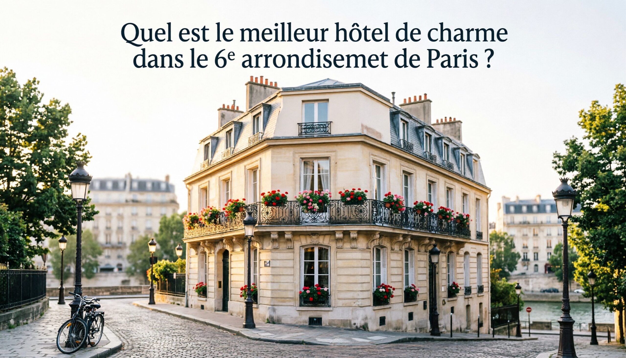Quel est le meilleur hôtel de charme dans le 6e arrondissement de Paris